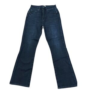 Pistola Lennon High Rise Crop Boot Jeans Dark Wash Denim Bootcut‎ Size 25 NWOT